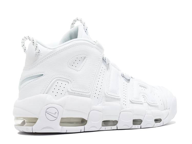 NIKE Air More Uptempo 'Triple White' 3