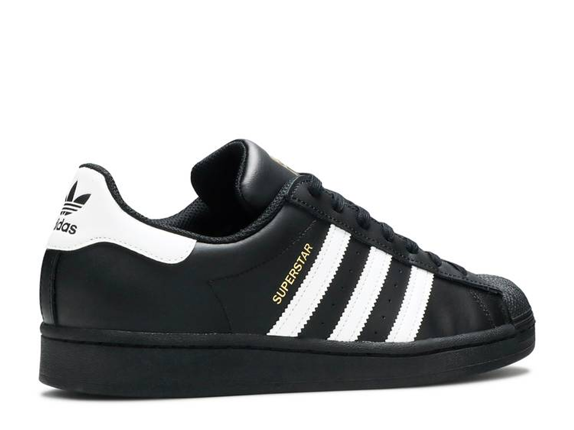 ADIDAS SUPERSTAR 'CORE BLACK WHITE' 3
