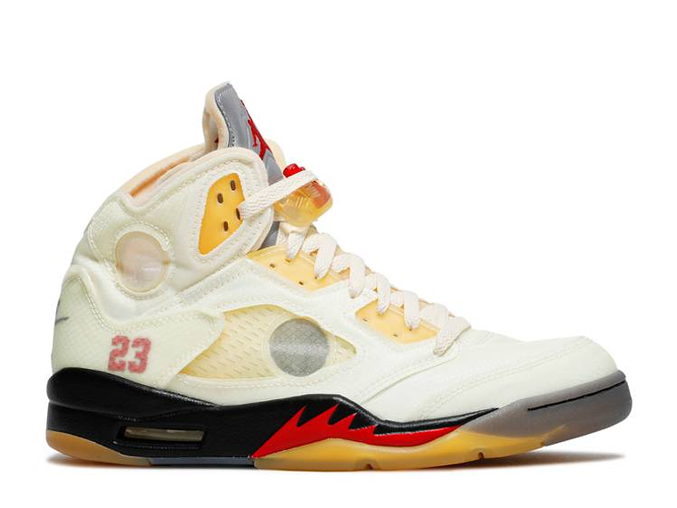 OFF-WHITE X AIR JORDAN 5 SP 'SAIL' 1
