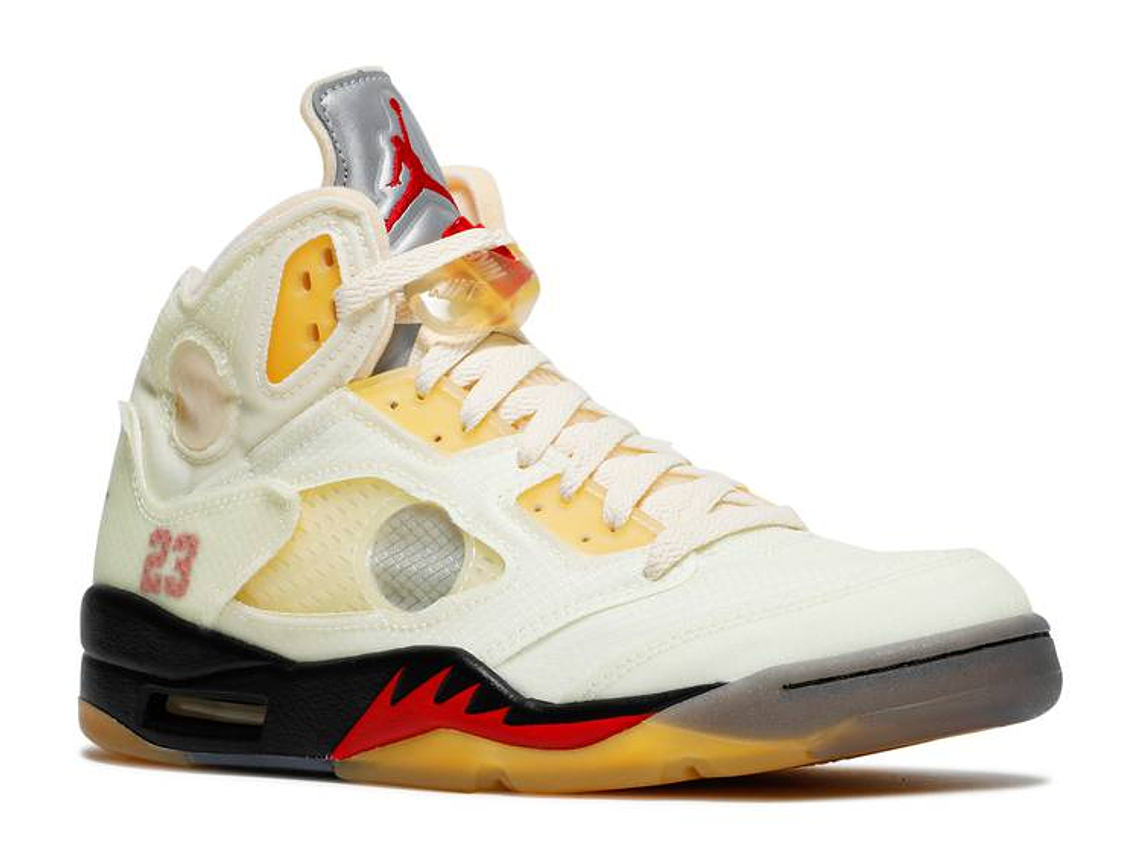OFF-WHITE X AIR JORDAN 5 SP 'SAIL' 2