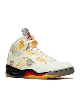 OFF-WHITE X AIR JORDAN 5 SP 'SAIL'