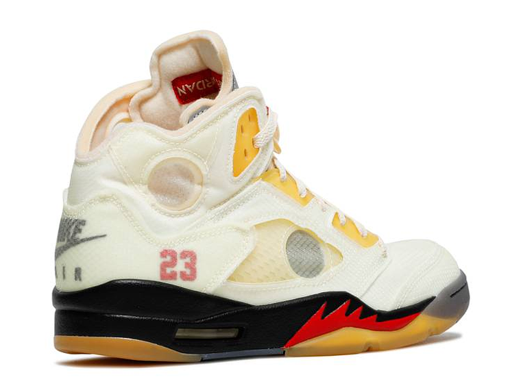 OFF-WHITE X AIR JORDAN 5 SP 'SAIL' 3