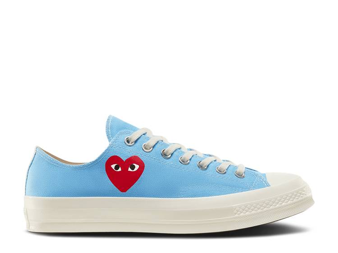 COMME DES GAR?ONS PLAY X CONVERSE CHUCK 70 LOW 'BRIGHT BLUE' 1