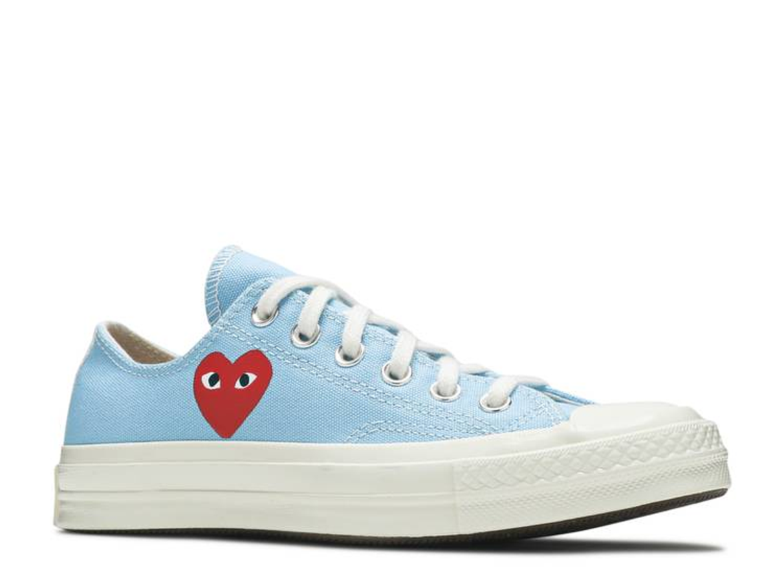 COMME DES GAR?ONS PLAY X CONVERSE CHUCK 70 LOW 'BRIGHT BLUE' 2