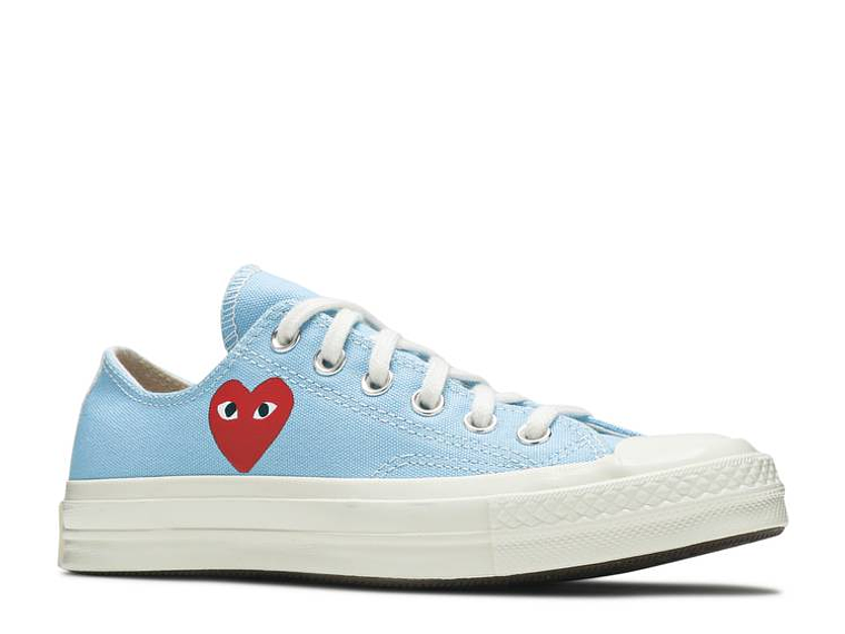 COMME DES GAR?ONS PLAY X CONVERSE CHUCK 70 LOW 'BRIGHT BLUE' 2