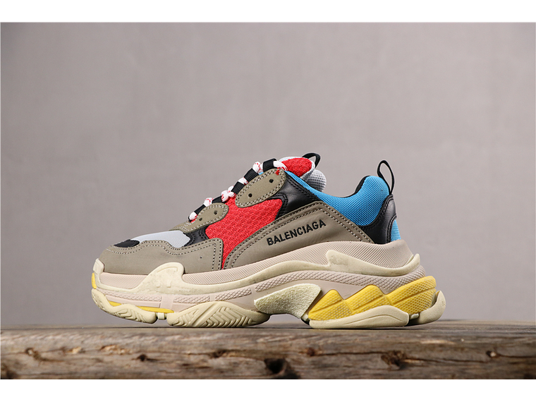 Balenciaga Triple S blue red 1