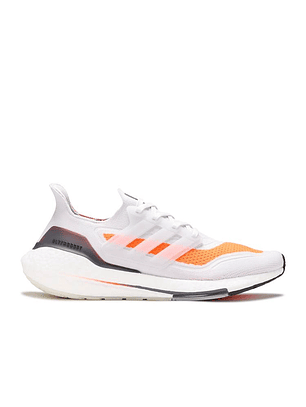 ADIDAS ULTRABOOST 21 'GREY SCREAMING ORANGE'
