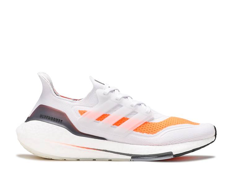 ADIDAS ULTRABOOST 21 'GREY SCREAMING ORANGE' 1