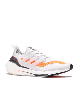 ADIDAS ULTRABOOST 21 'GREY SCREAMING ORANGE'