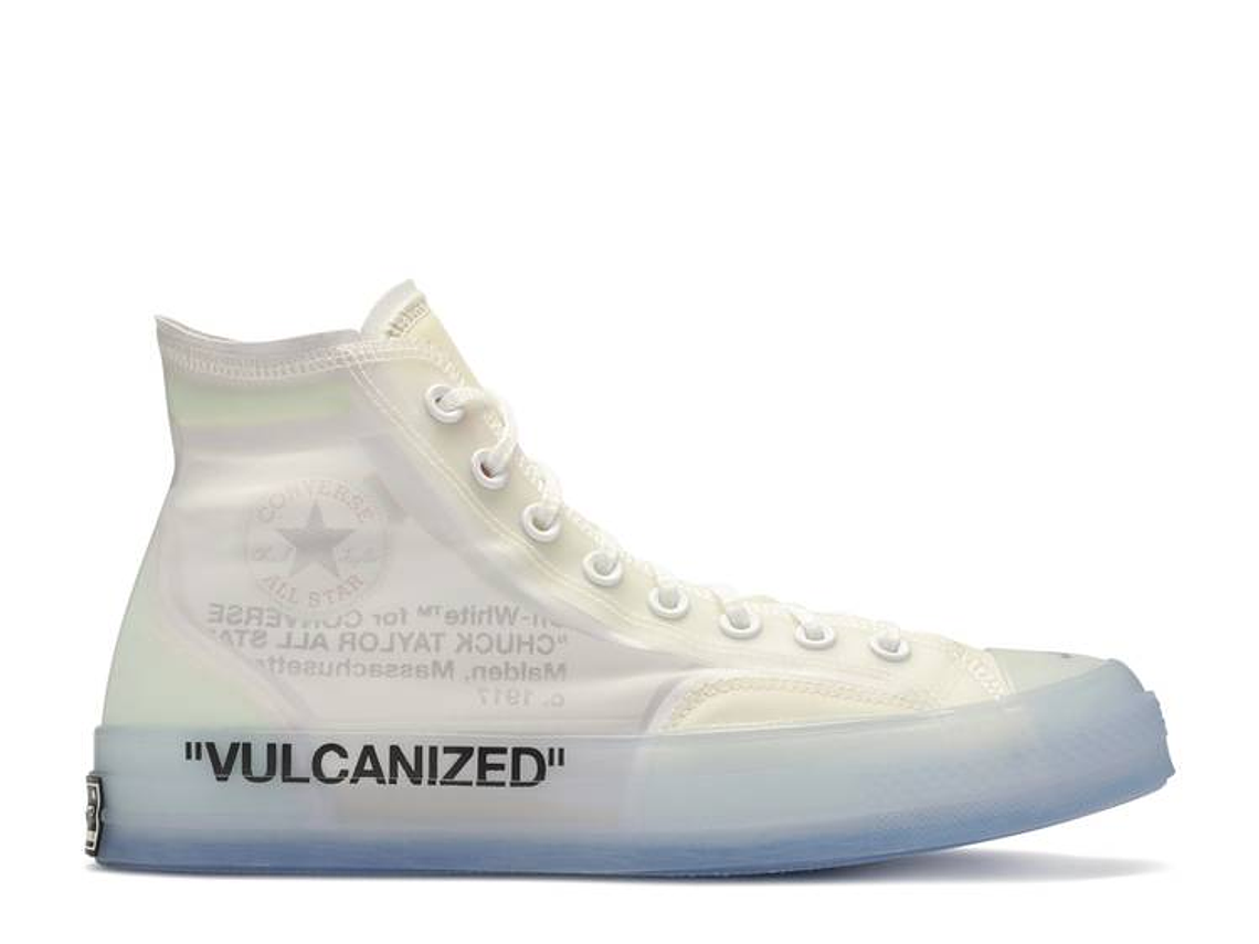 OFF-WHITE X CONVERSE CHUCK TAYLOR ALL STAR HIGH 'CLEAR' 1