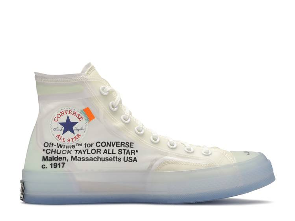 OFF-WHITE X CONVERSE CHUCK TAYLOR ALL STAR HIGH 'CLEAR' 4