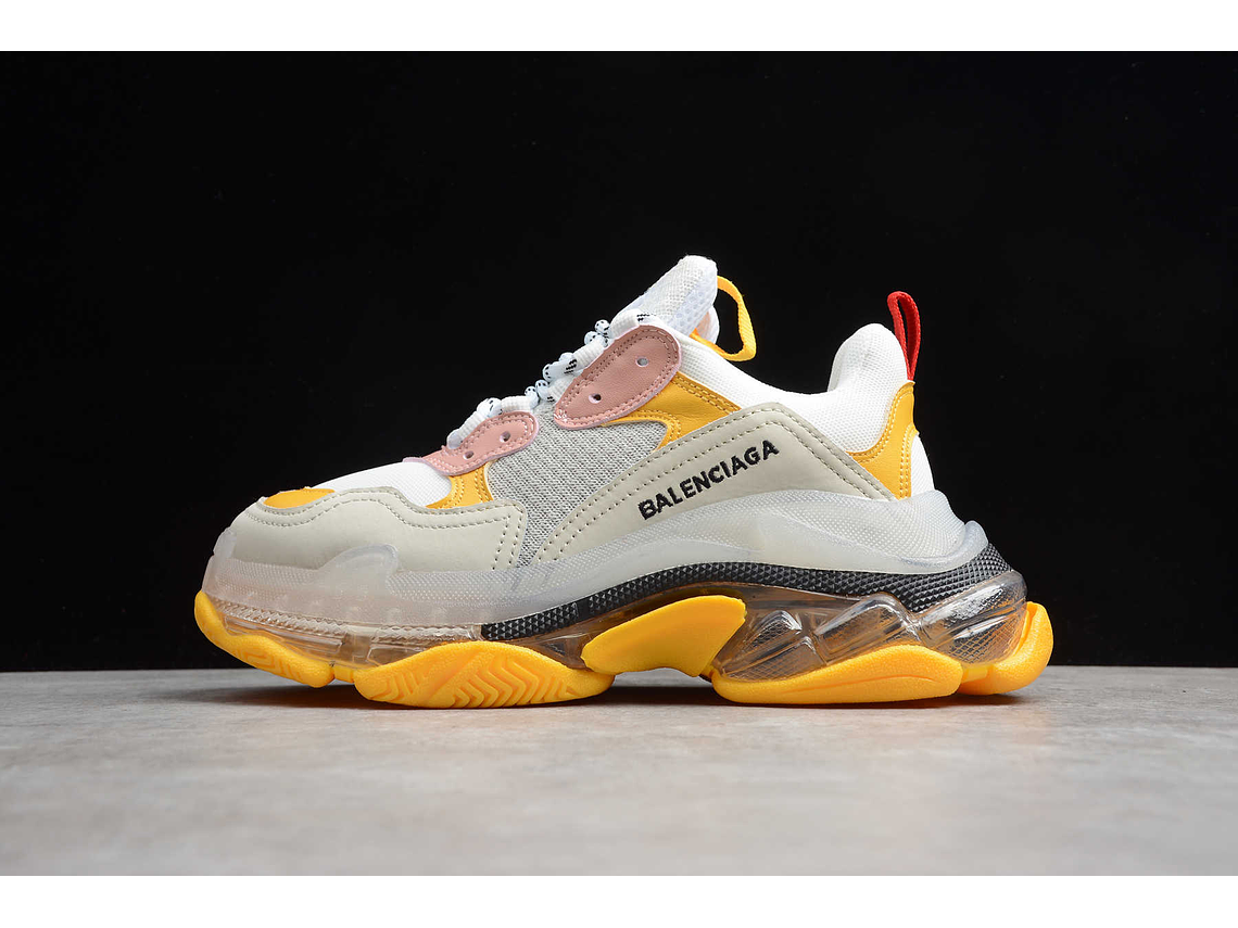 Balenciaga Triple S Clear Sole Pink yellow 1