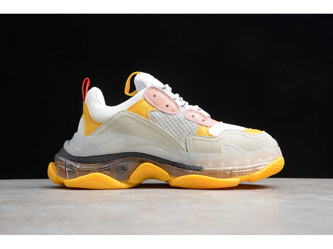 Balenciaga Triple S Clear Sole Pink yellow 2