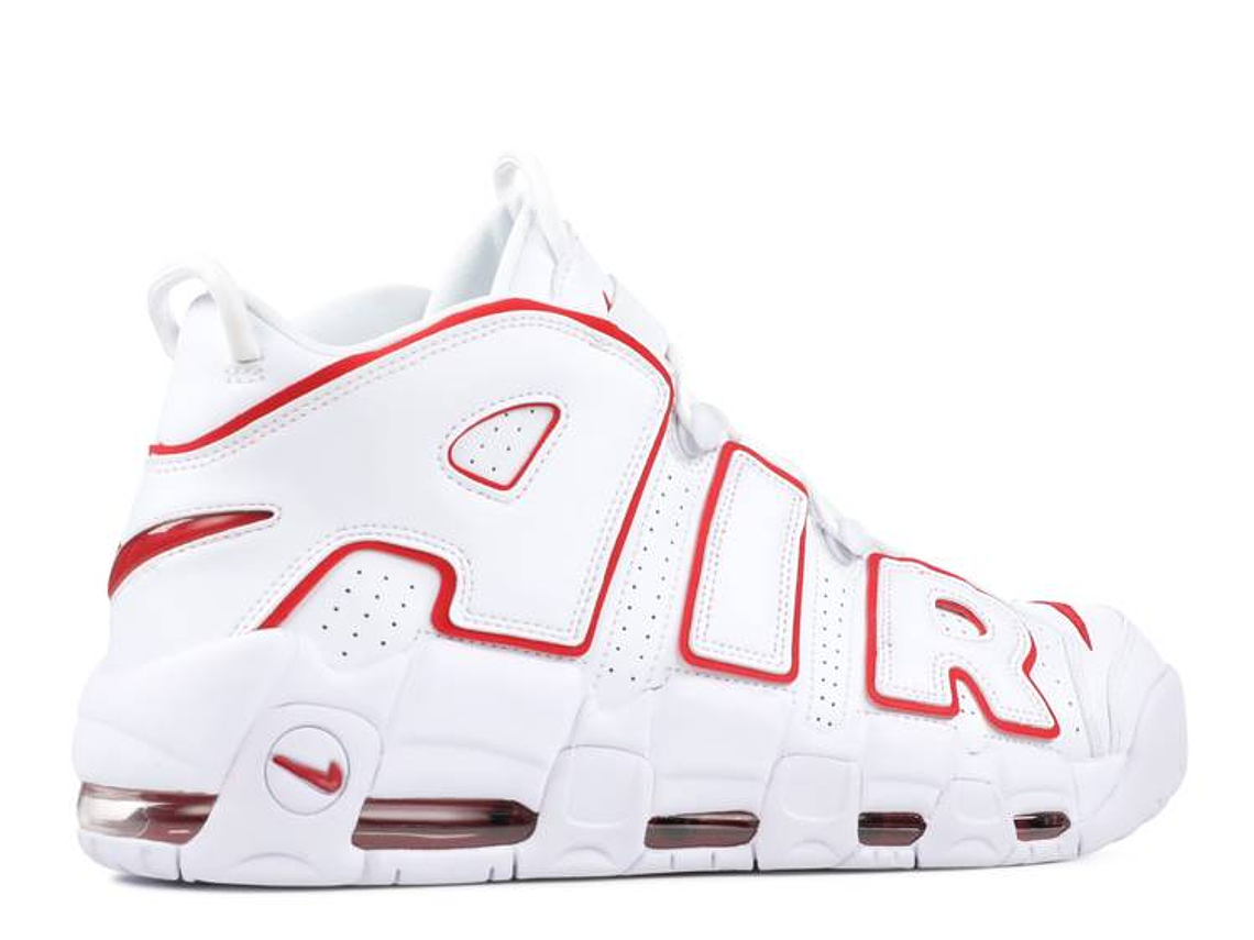 NIKE Air More Uptempo 'White Varsity Red' 3