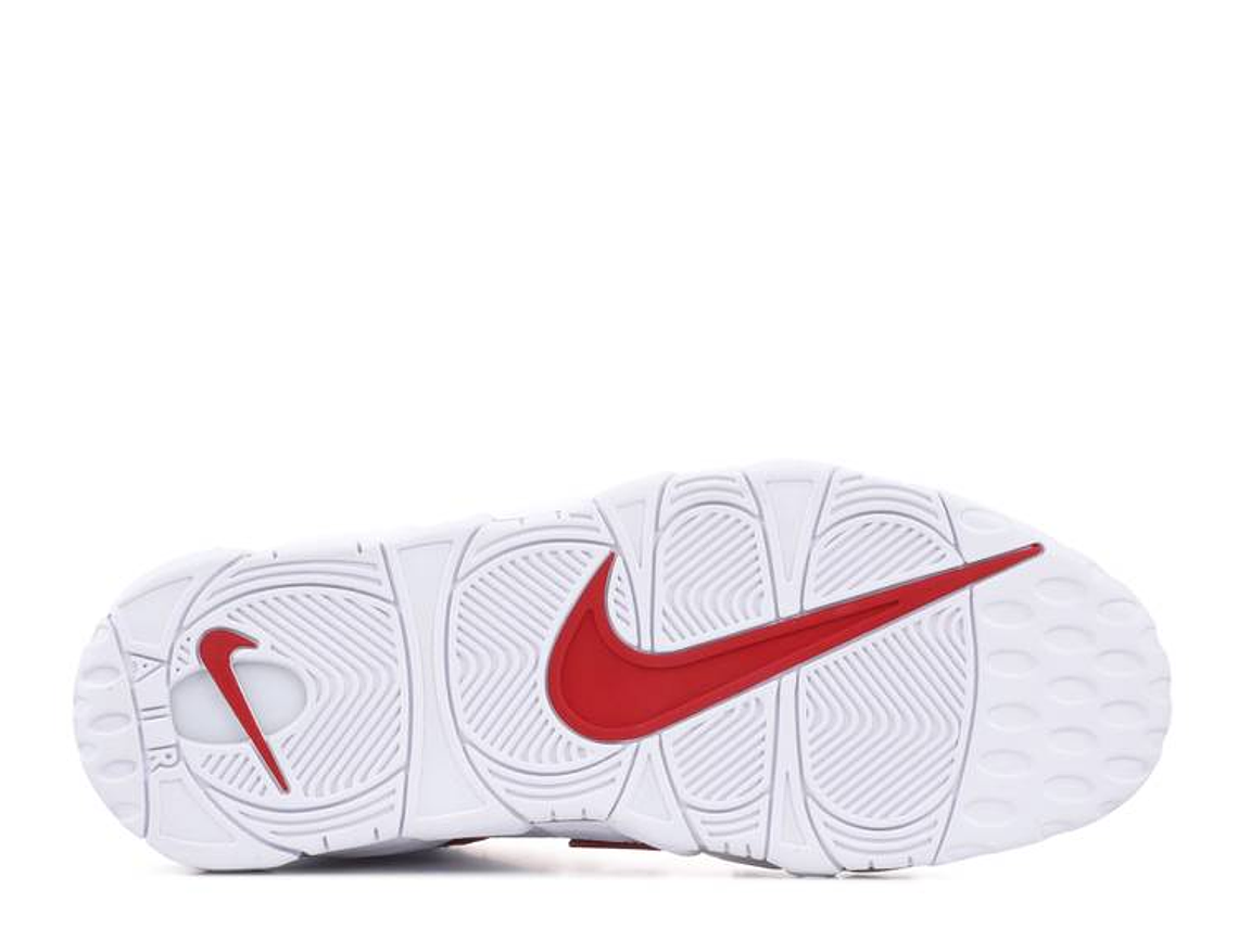 NIKE Air More Uptempo 'White Varsity Red' 4