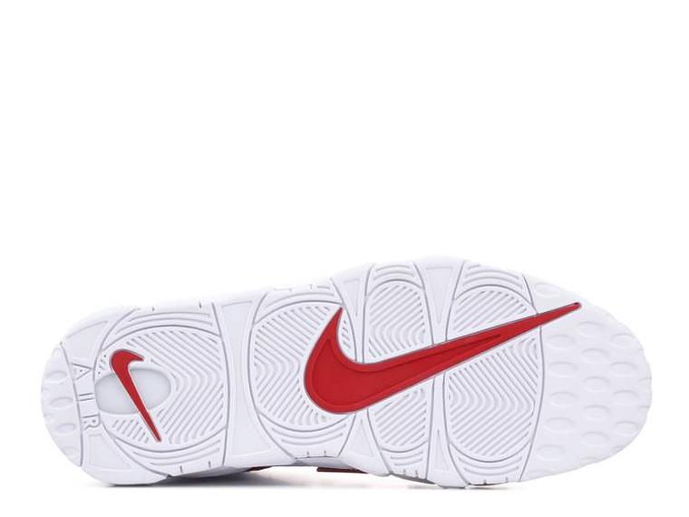NIKE Air More Uptempo 'White Varsity Red' 4