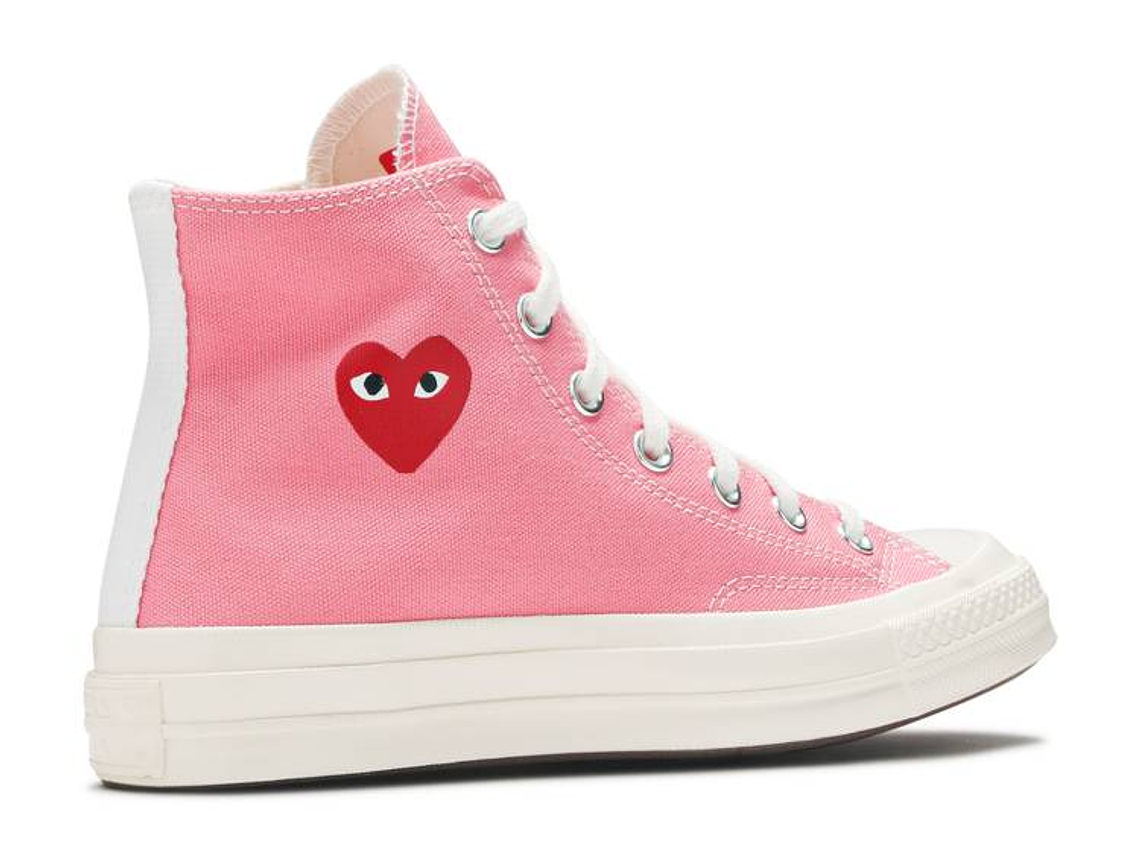 COMME DES GAR?ONS PLAY X CONVERSE CHUCK 70 HIGH 'BRIGHT PINK' 3