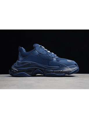 Balenciaga Triple S Clear Sole Navy blue