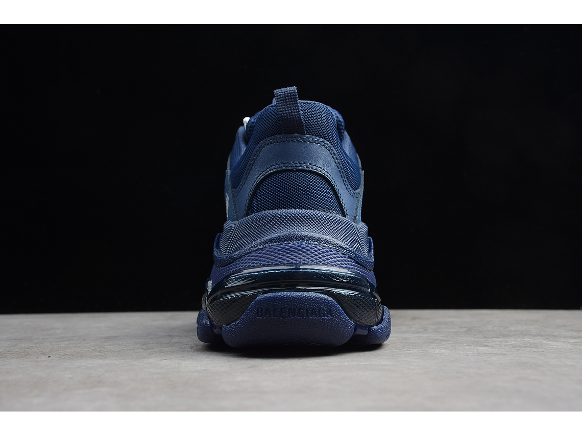 Balenciaga Triple S Clear Sole Navy blue 3