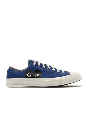 COMME DES GAR?ONS PLAY X CONVERSE CHUCK 70 LOW 'BLUE QUARTZ'