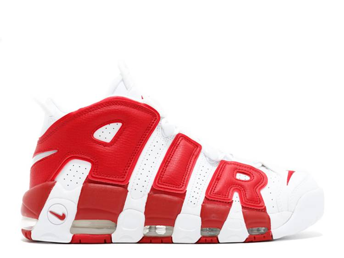 NIKE Air More Uptempo 'White Red' 1