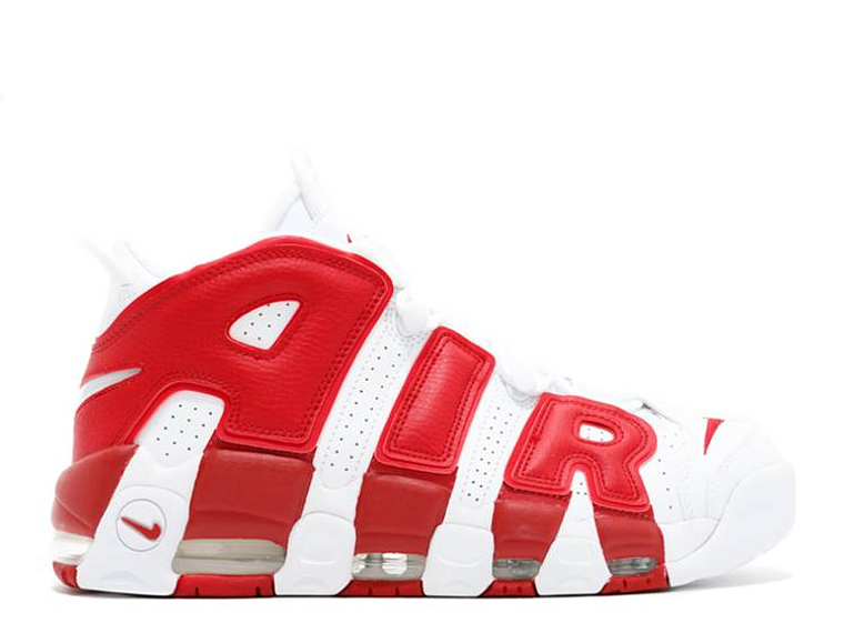 NIKE Air More Uptempo 'White Red' 1