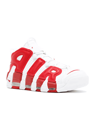NIKE Air More Uptempo 'White Red'