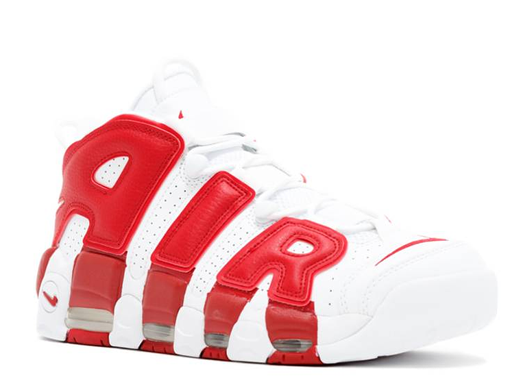 NIKE Air More Uptempo 'White Red' 2