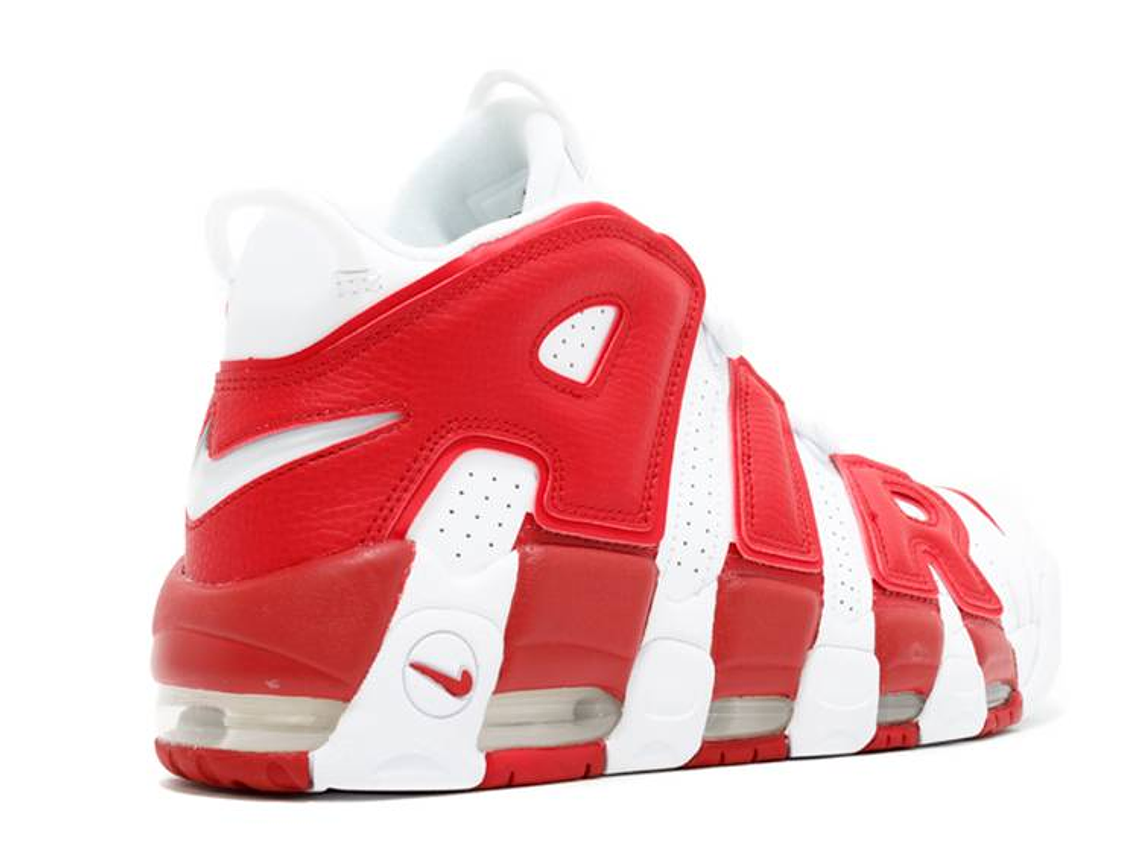 NIKE Air More Uptempo 'White Red' 3