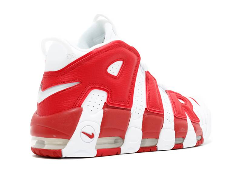 NIKE Air More Uptempo 'White Red' 3