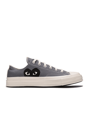 COMME DES GAR?ONS PLAY X CONVERSE CHUCK 70 LOW 'STEEL GRAY'