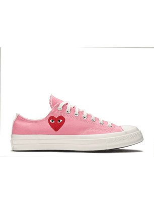 COMME DES GAR?ONS PLAY X CONVERSE CHUCK 70 LOW 'BRIGHT PINK'