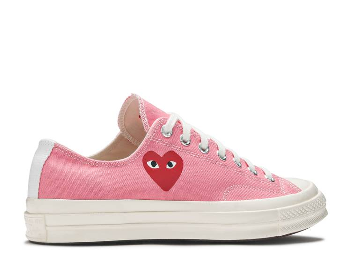 COMME DES GAR?ONS PLAY X CONVERSE CHUCK 70 LOW 'BRIGHT PINK' 3