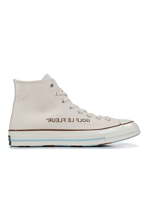 GOLF LE FLEUR X CONVERSE CHUCK 70 HI 'PARCHMENT CANVAS'