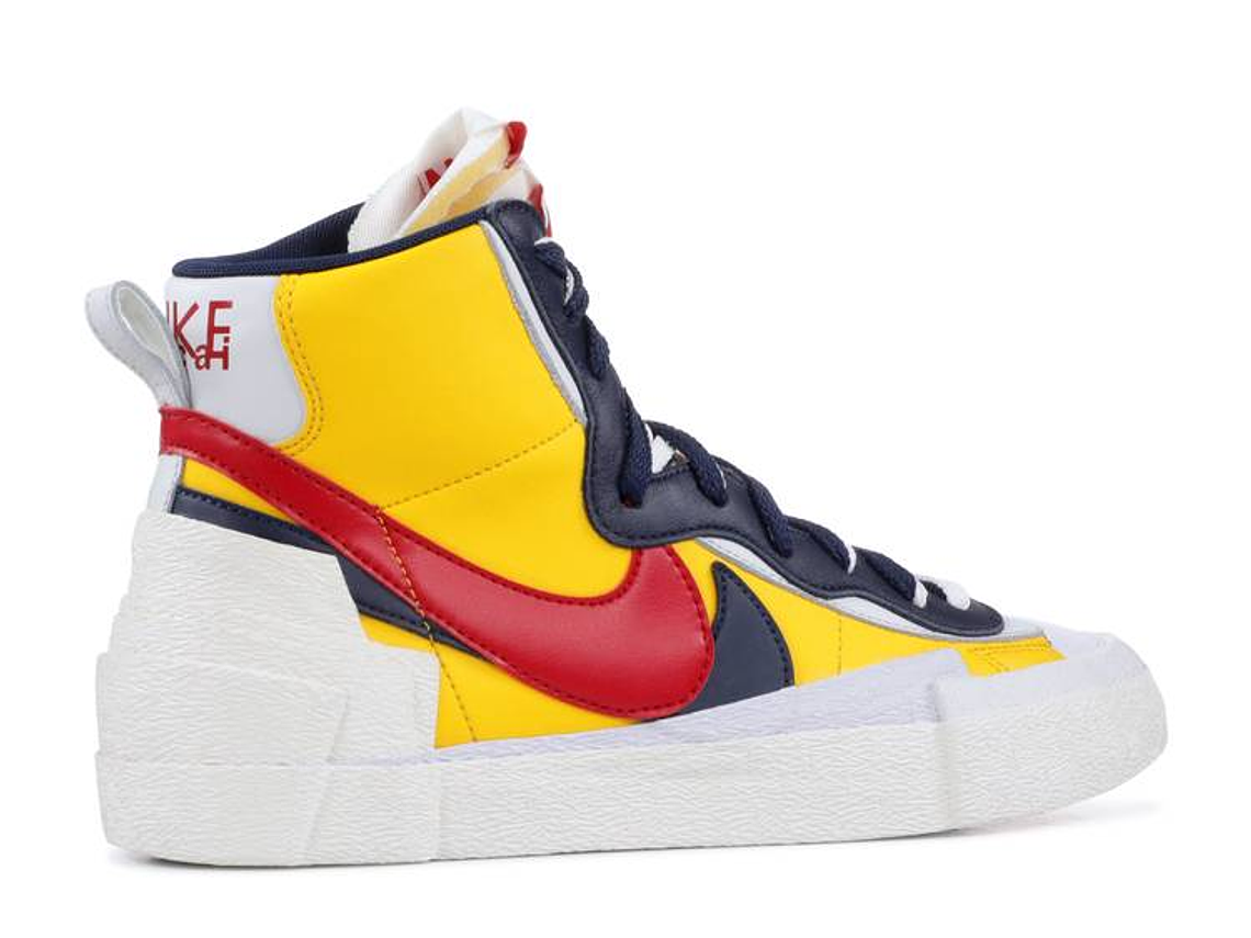 SACAI X NIKE BLAZER MID 'MAIZE NAVY' 3