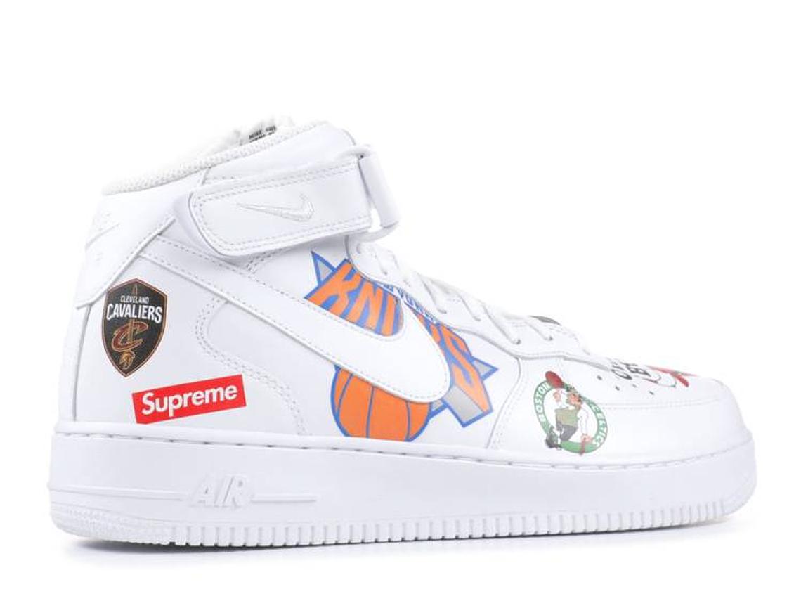 SUPREME X NBA X AIR FORCE 1 MID 07 'WHITE' 3