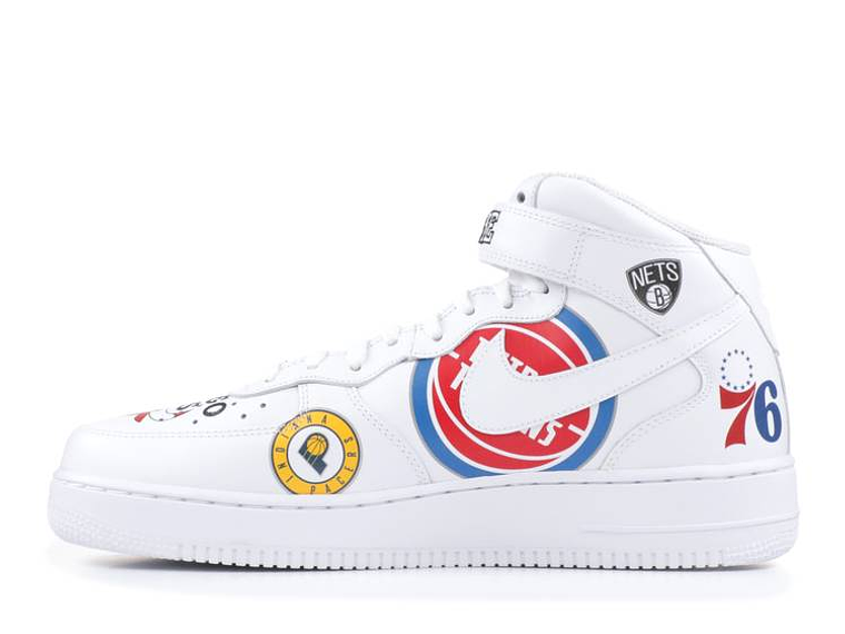 SUPREME X NBA X AIR FORCE 1 MID 07 'WHITE' 4