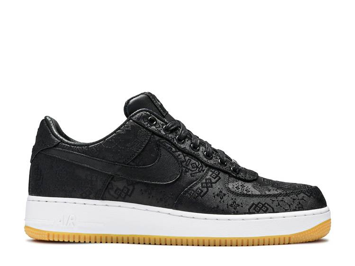FRAGMENT DESIGN X CLOT X AIR FORCE 1 'BLACK SILK' 1