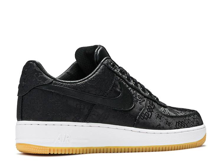 FRAGMENT DESIGN X CLOT X AIR FORCE 1 'BLACK SILK' 3