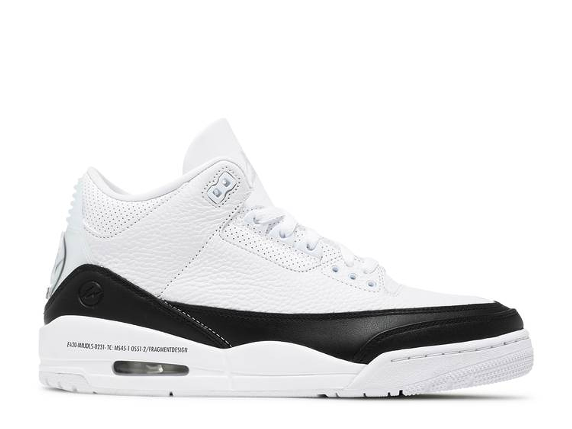 FRAGMENT DESIGN X AIR JORDAN 3 RETRO SP 'WHITE' 1