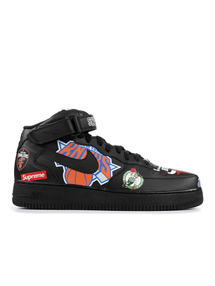 SUPREME X NBA X AIR FORCE 1 MID 07 'BLACK'