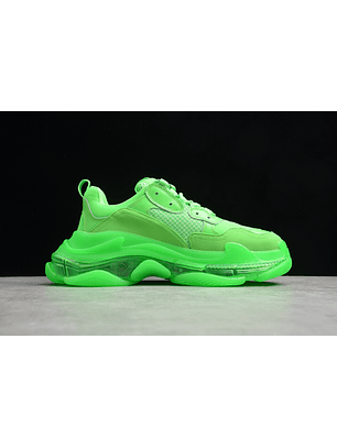 Balenciaga Triple S Clear Sole Fluorescent green