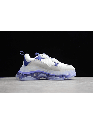 Balenciaga Triple S Clear Sole White purple