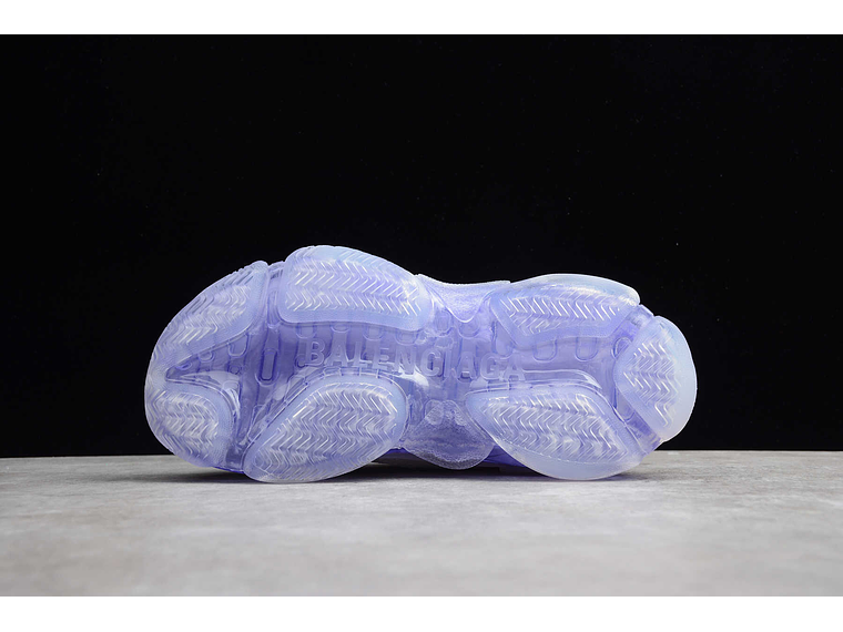 Balenciaga Triple S Clear Sole White purple 3