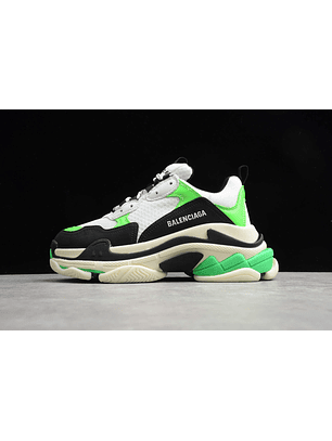 Balenciaga Triple S White green