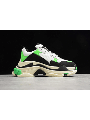 Balenciaga Triple S White green