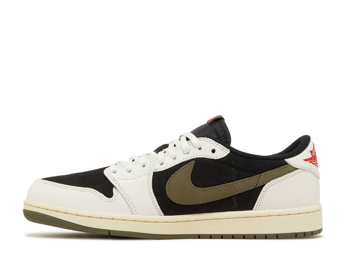 TRAVIS SCOTT X WMNS AIR JORDAN 1 RETRO LOW OG 'OLIVE' 5