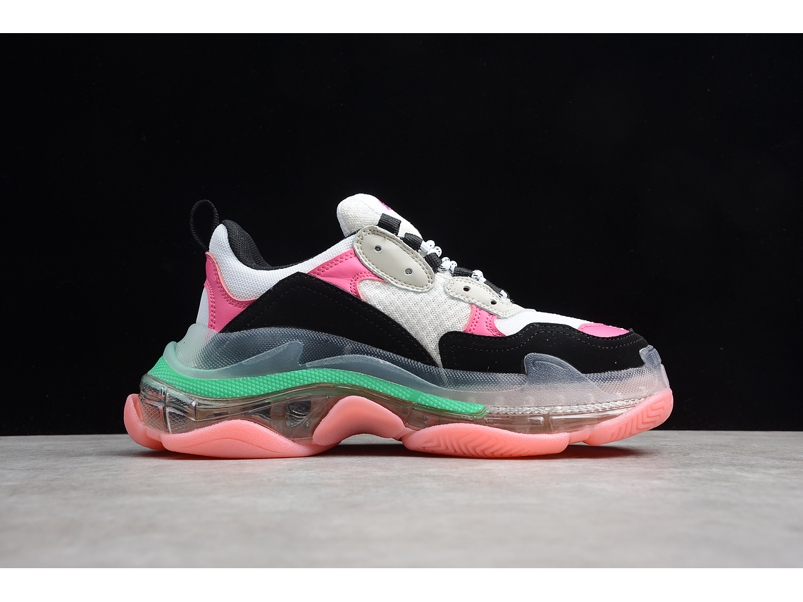 Balenciaga Triple S Clear Sole pink white 2