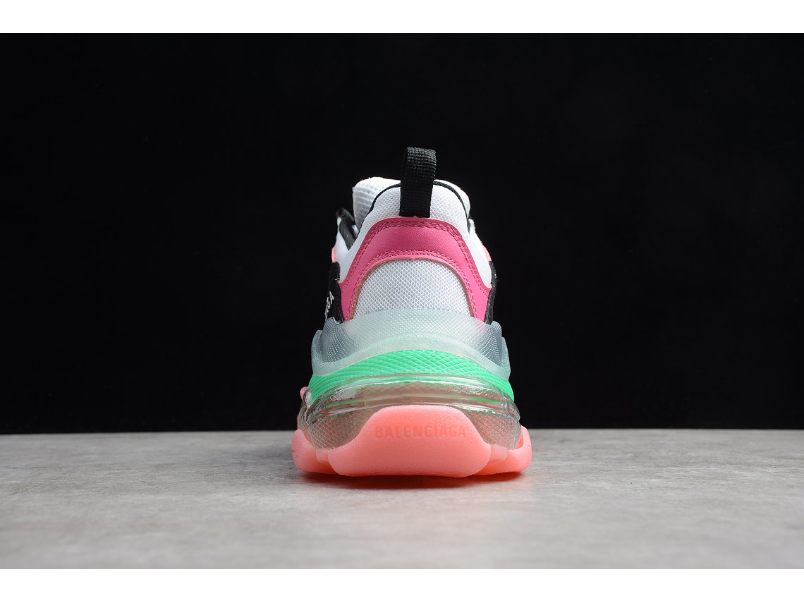 Balenciaga Triple S Clear Sole pink white 3