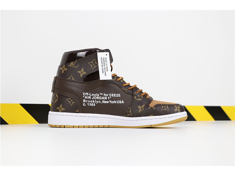 Louis Vuitton x OFF-WHITE x Air Jordan 1 high 3